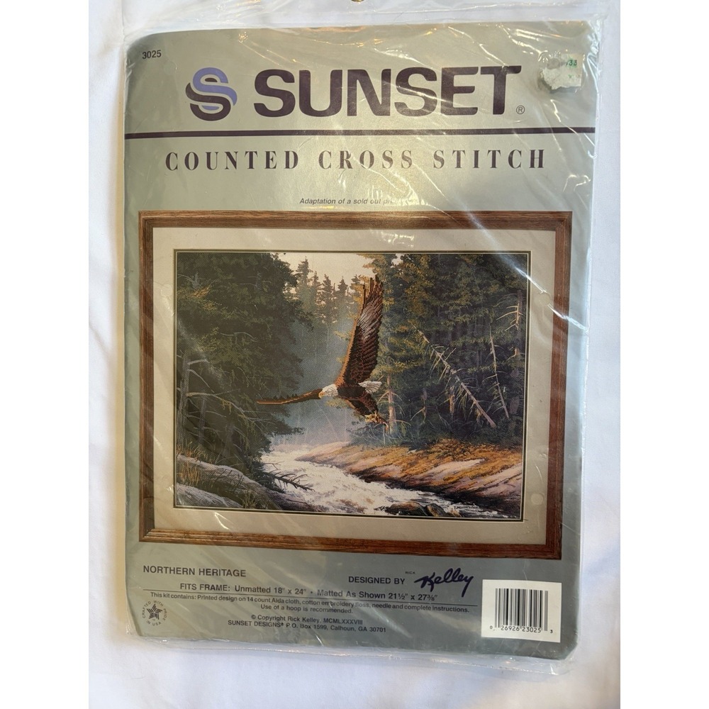 Sunset Counted Cross Stitch Kit Northern Heritage 3025